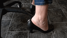 Miss Kate black heels shoeplay